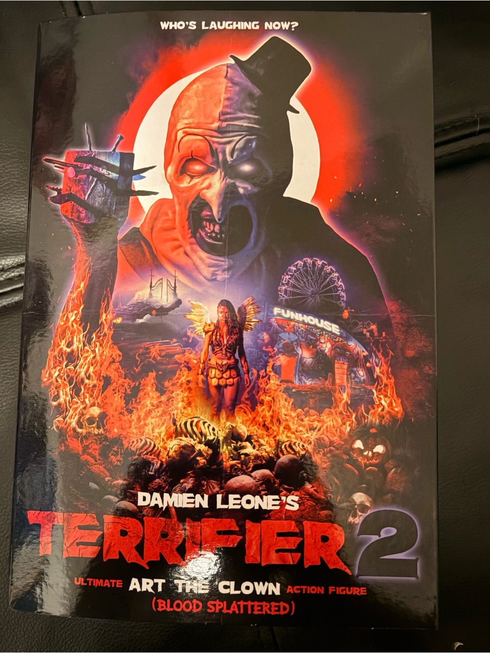 Terrifier 2 Horror Poster — Red & Black Art Print